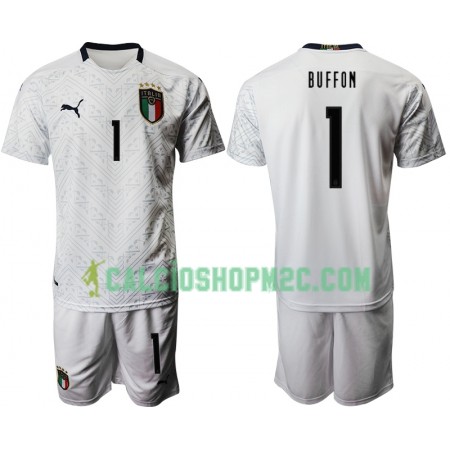 Italia Buffon 1 Bambino Maglia Trasferta Euro 2020 Manica Corta (+ Pantaloncini)
